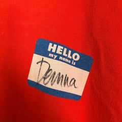 Balenciaga 'Hello My Name Is Demna' Distressed T-Shirt