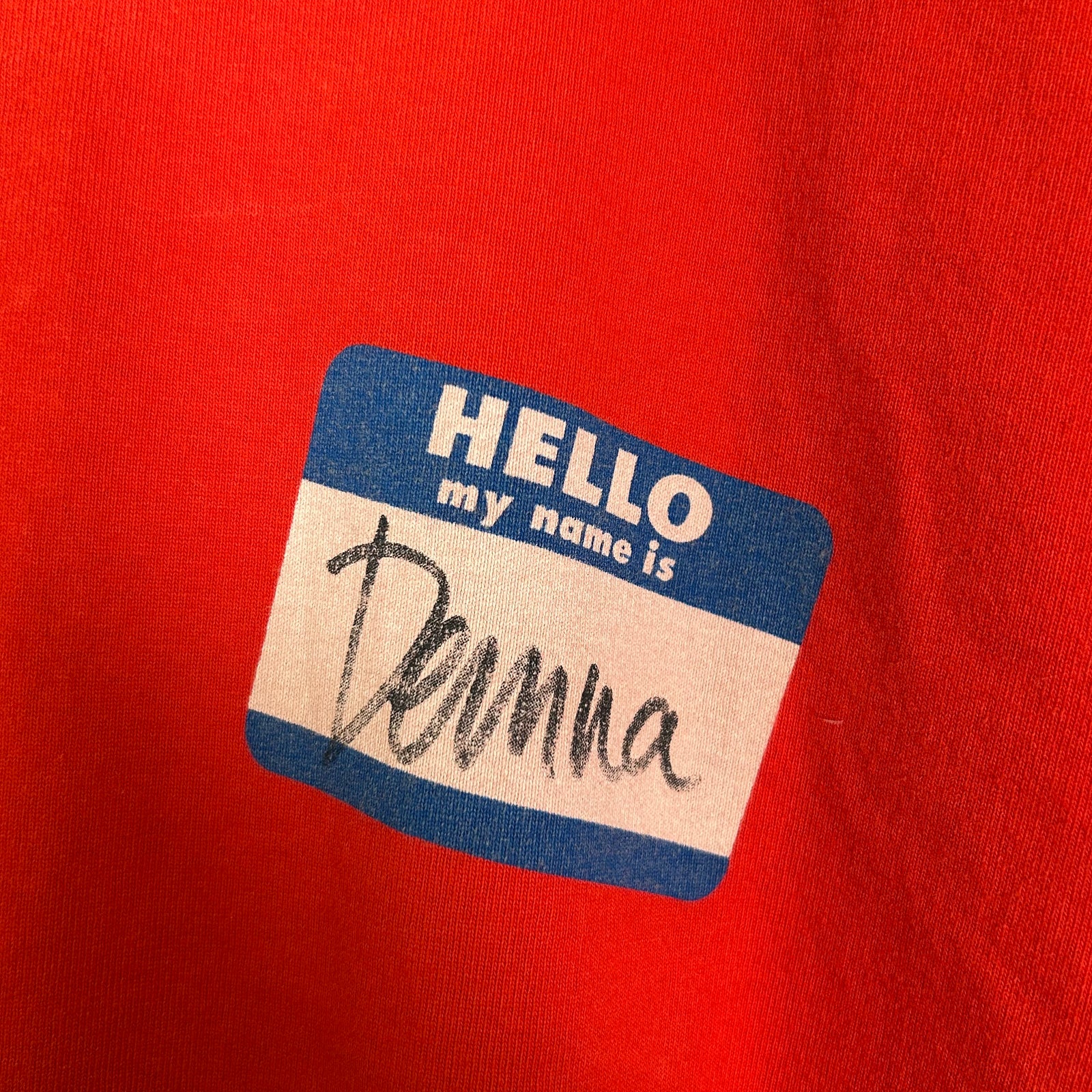 Balenciaga 'Hello My Name Is Demna' Distressed T-Shirt
