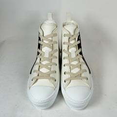 Dior B23 White 'AsteroDior' High-Top Sneaker Size 44