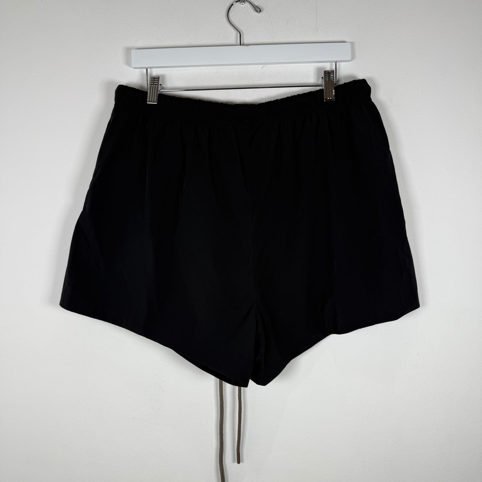 Essentials Black Nylon Shorts Size L