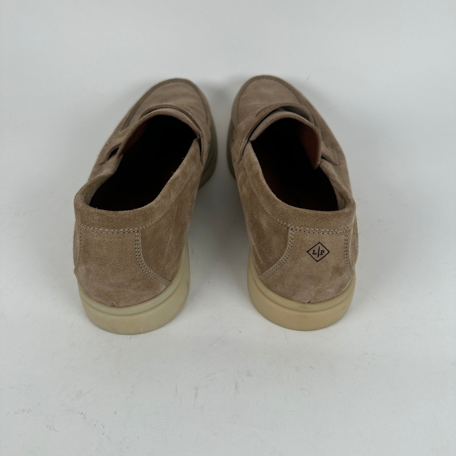 Loro Piano Biege Suede Summer Walker Size 41
