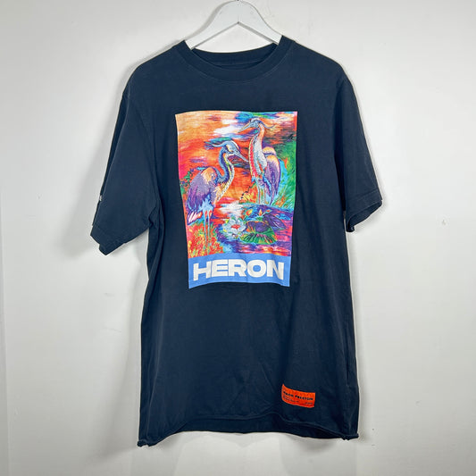 Heron Preston Geese Logo T-Shirt Size M