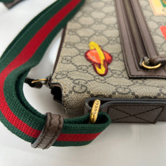 Gucci GG Monogram Courrier Patch Messenger Bag