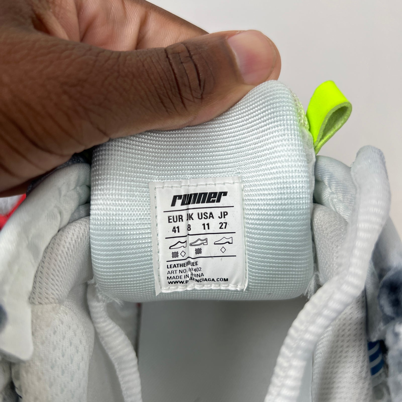 Balenciaga Multicolor 2.0 Runner Size 41