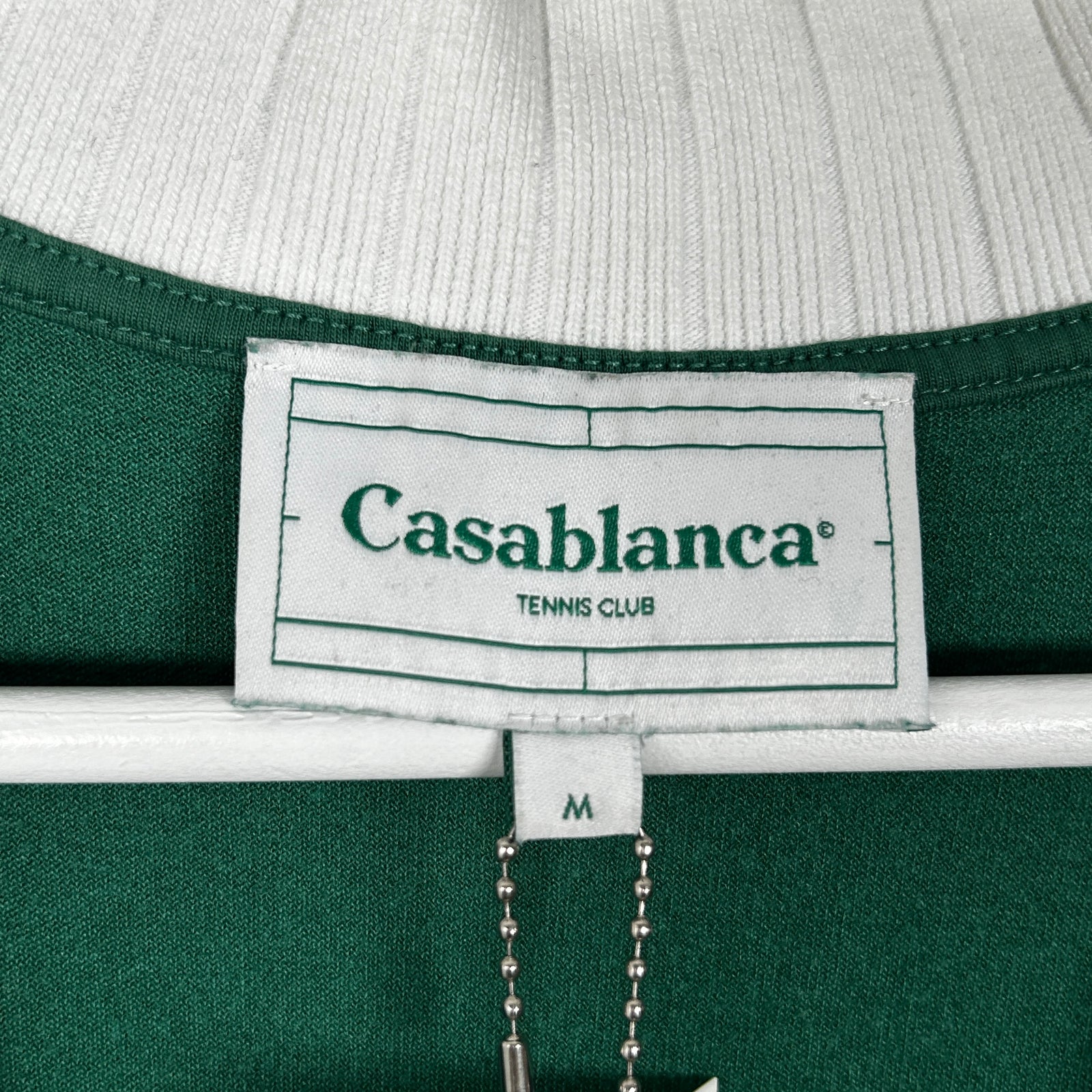 Casablanca Green Velvet Polo Button Up Shirt Size M