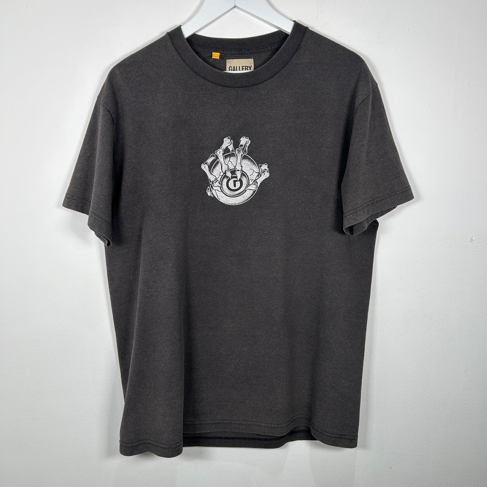 Gallery Dept. Grey Skull 'ATK' T-Shirt Size M