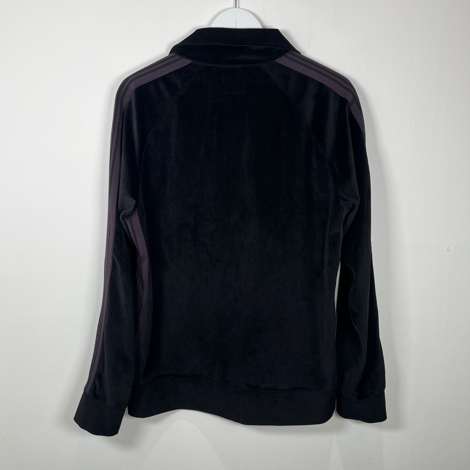 Needles Black/Purple Velour Track Jacket Size M