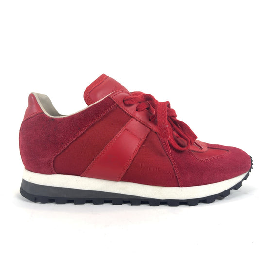 Maison Margiela Red Retro Runner Lowtop Sneaker