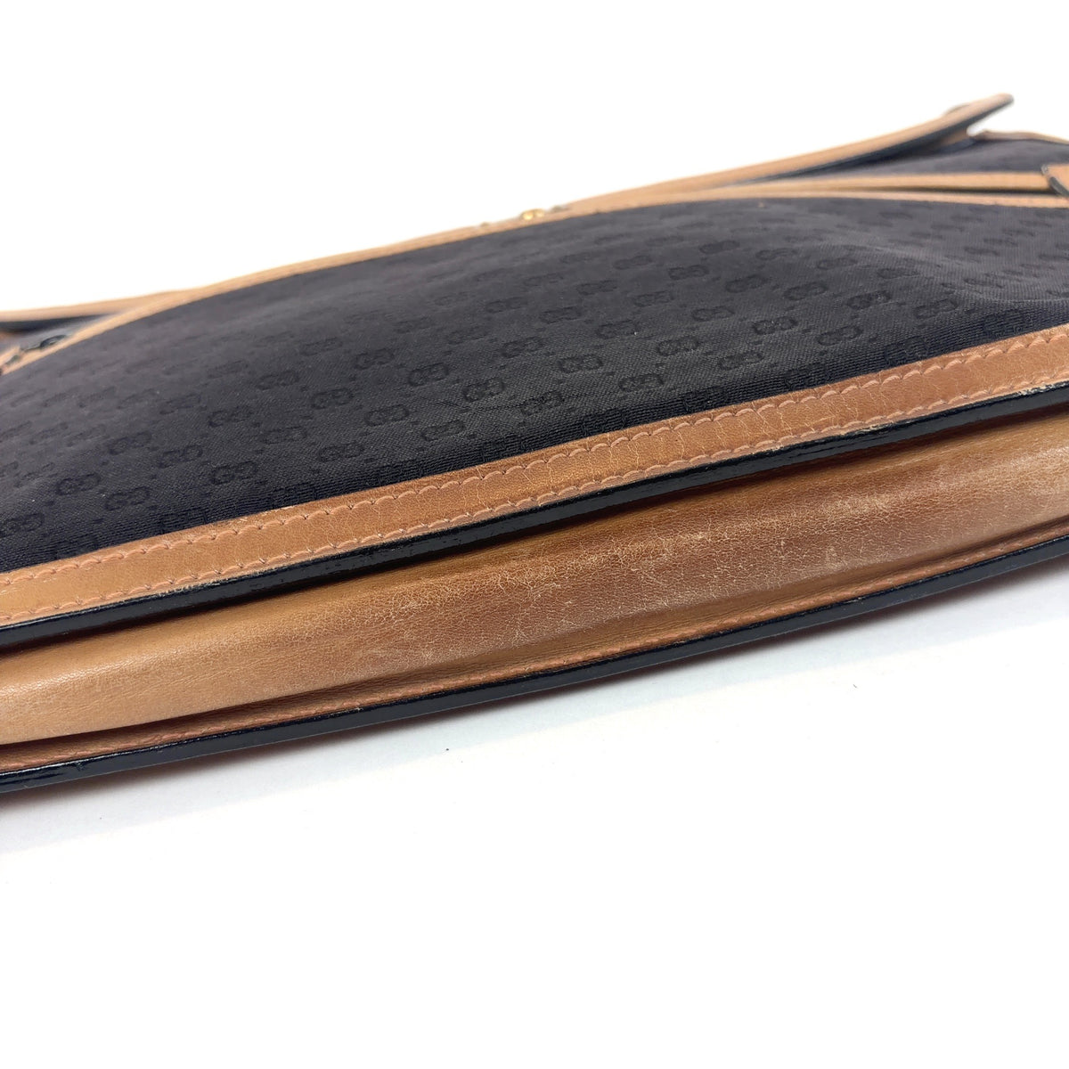 Gucci Vintage Micro Mongram Laptop Clutch