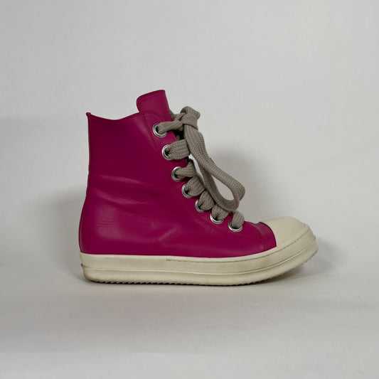 Rick Owens Pink Jumbolace Ramones Size 44.5