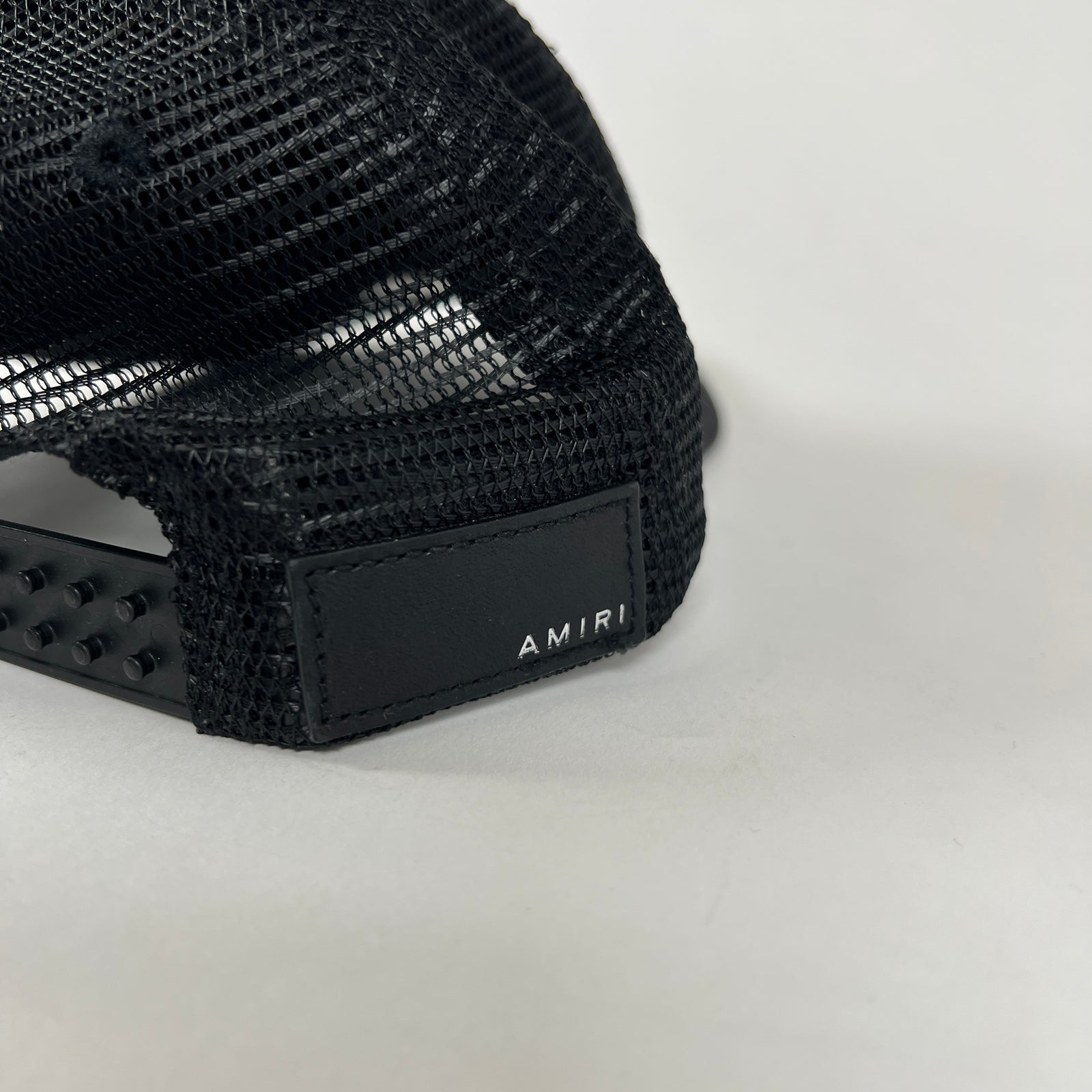 Amiri Black Trucker Hat
