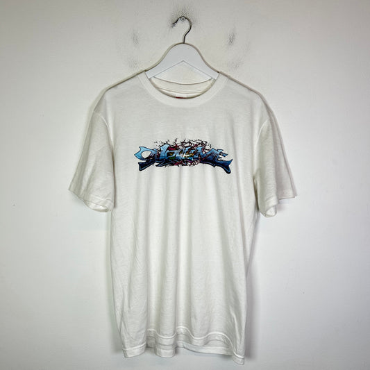 Supreme White Art Dealer Graffiti T-Shirt