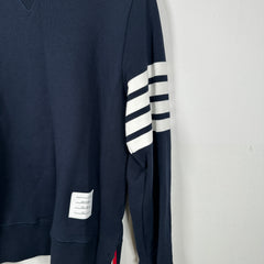 Thom Browne Navy 4 Bar Crewnneck Size 2
