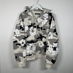 Denim Tears Snow Camo Wreath Zip-Up Hoodie Size M