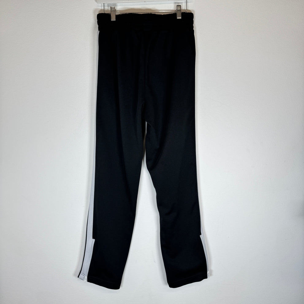 Palm Angels Black/White Wide Leg Track Pants Size XL