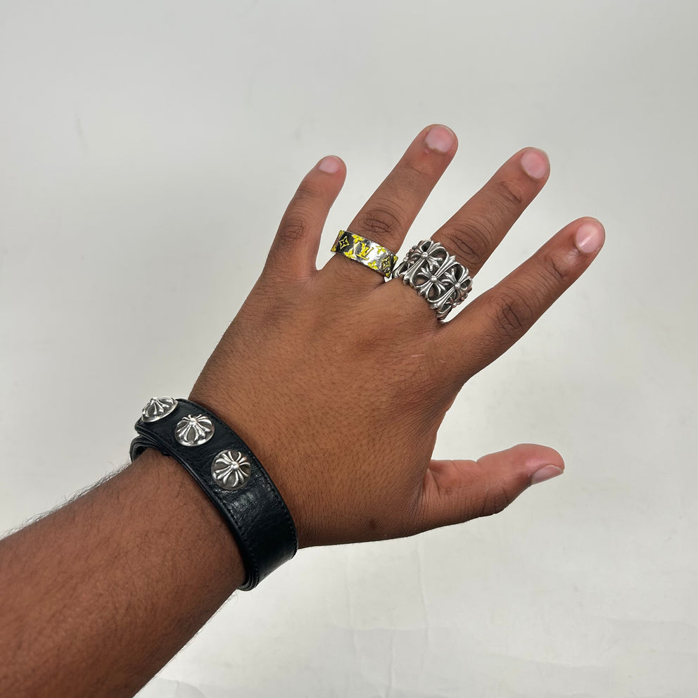 Louis Vuitton Yellow Monogram Mosaic Ring