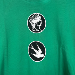 Alexander Mcqueen MCQ Green Graphic T-Shirt Size M