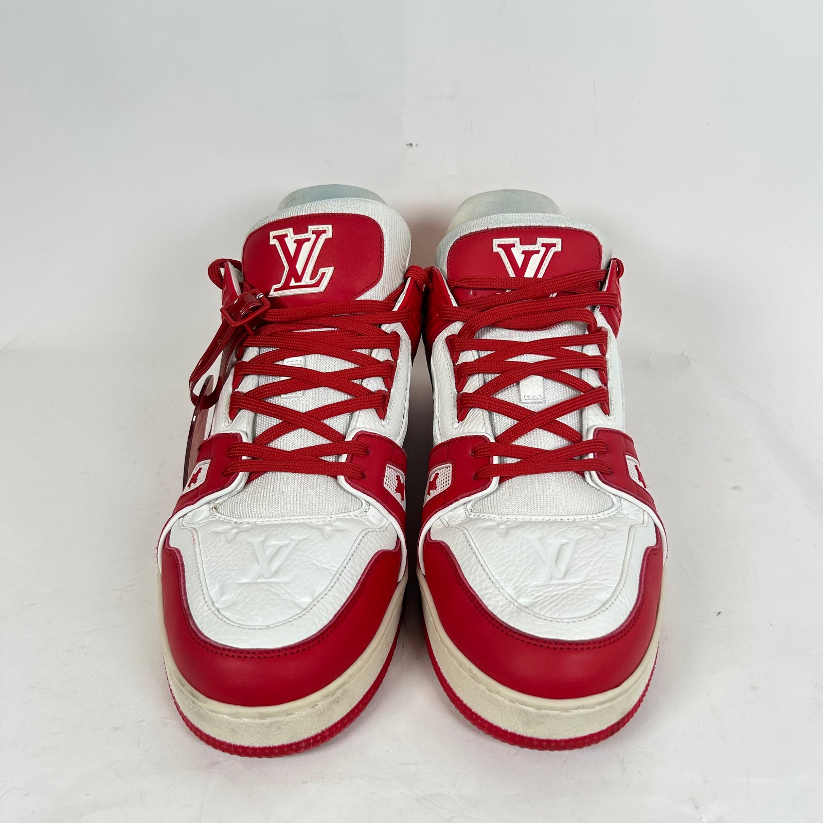 Louis Vuitton White/Red Trainer Size LV 11