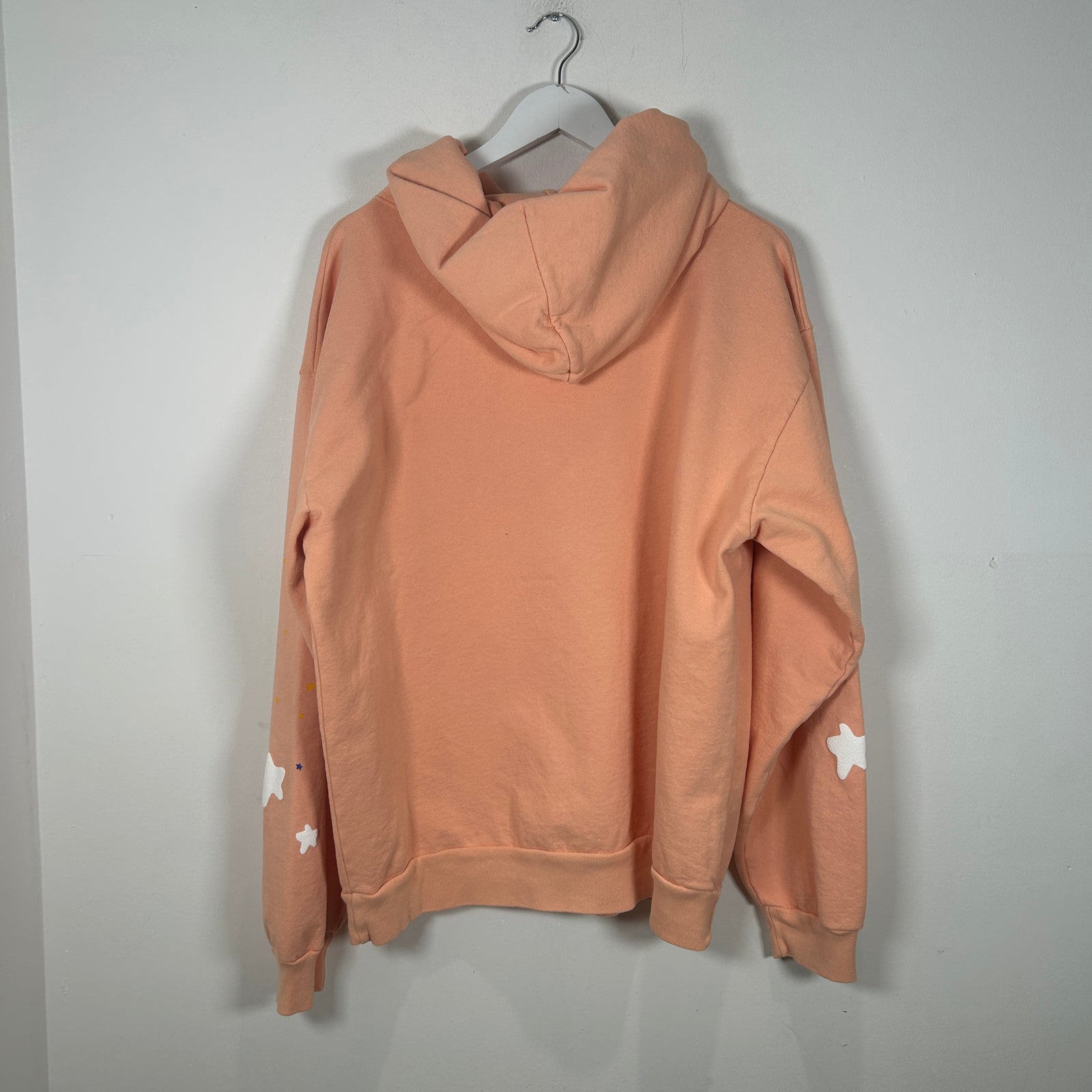 Sp5der Peach Graphic Hoodie Size L