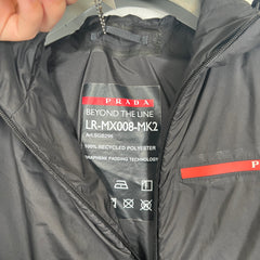 Prada Puffer Nylon Zip Up Jacket Size XL