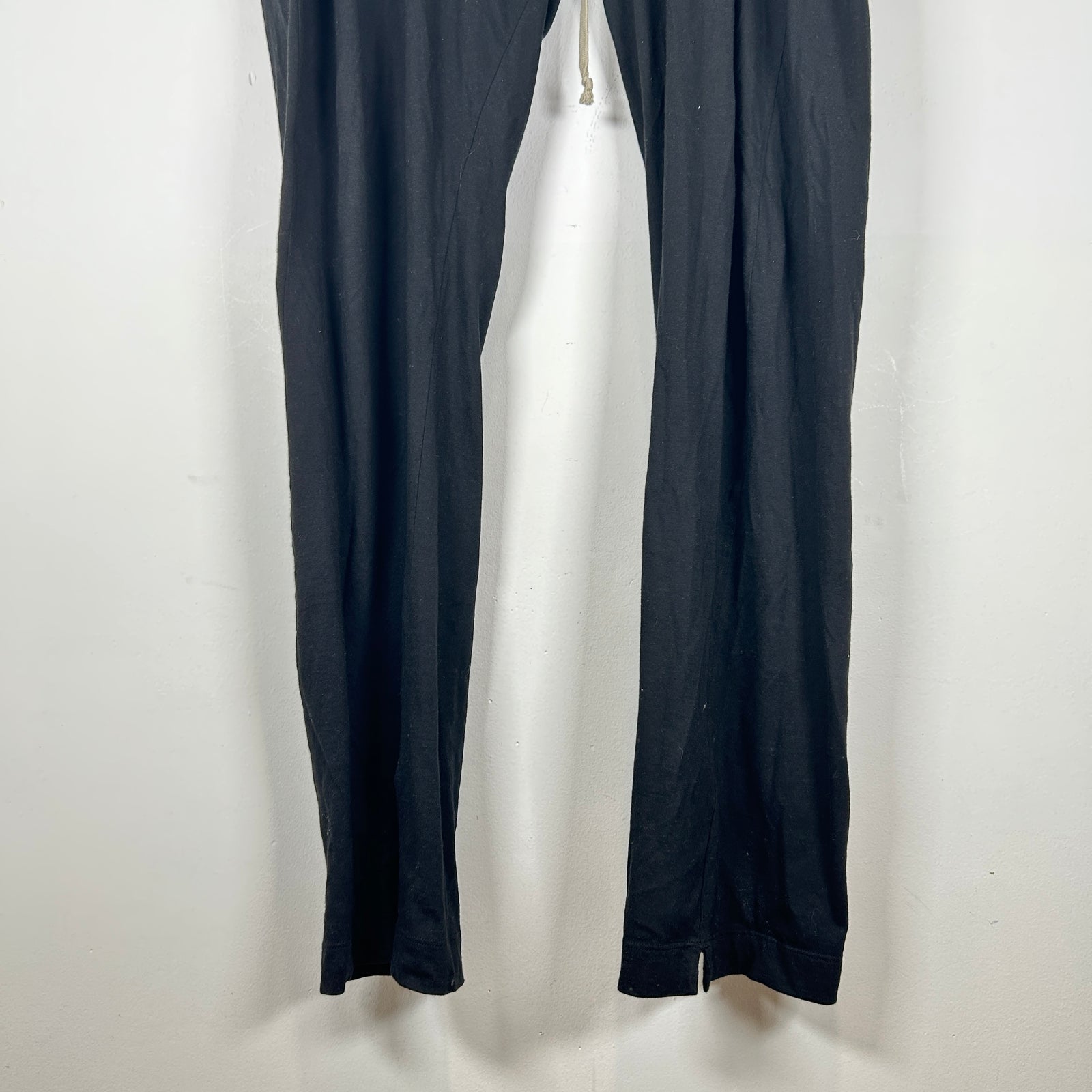 Rick Owens DRKSHDW Black Thin Drop Crotch Sweats Size XXL
