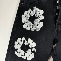 Denim Tears Black Wreath Jeans Size 31