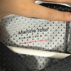 Martine Rose Oversized Black Football Jersey  Size S