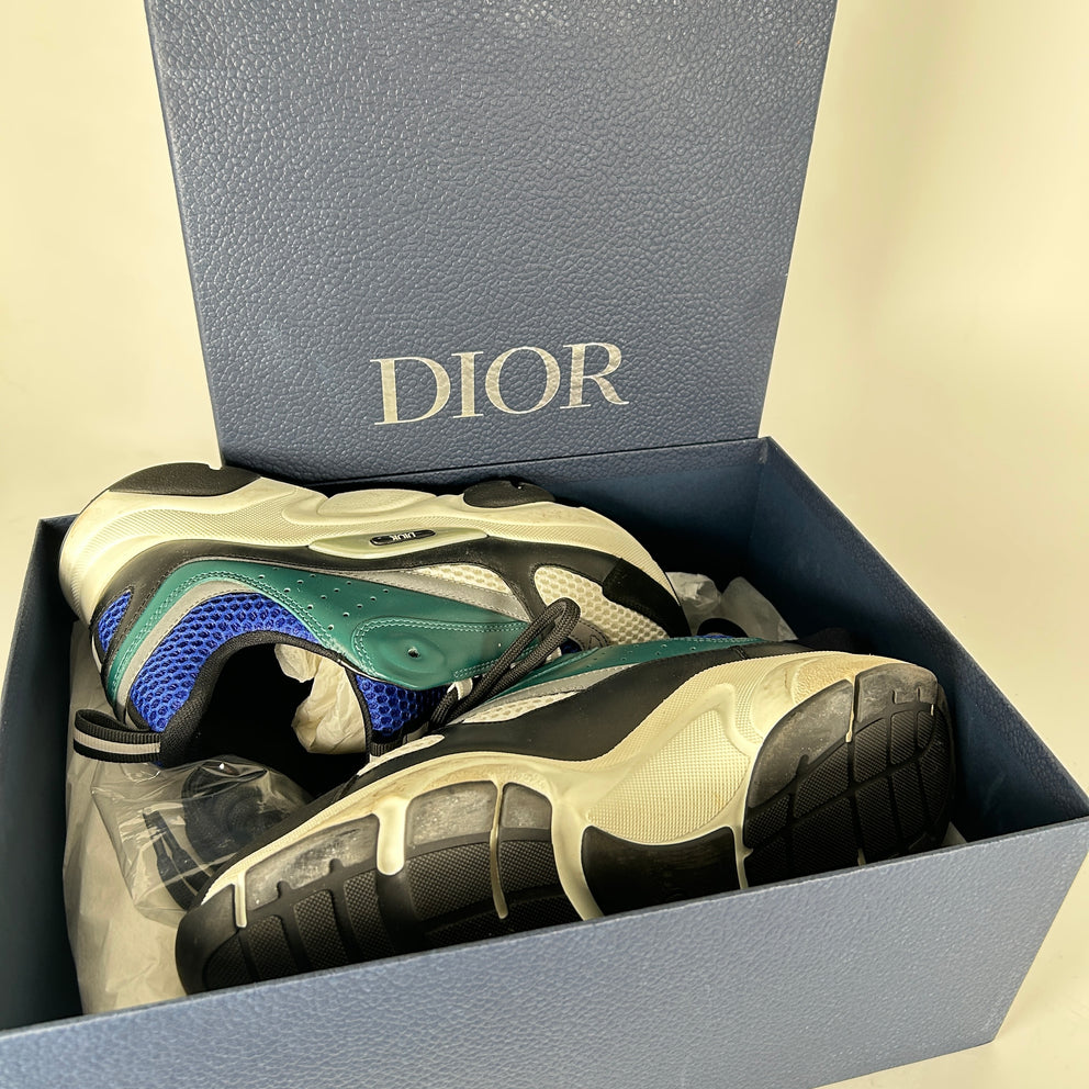 Dior Turquoise/Blue B22 Sneaker Size 41