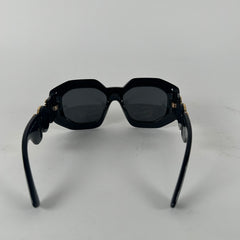 Versace Black Goggle Sunglasses