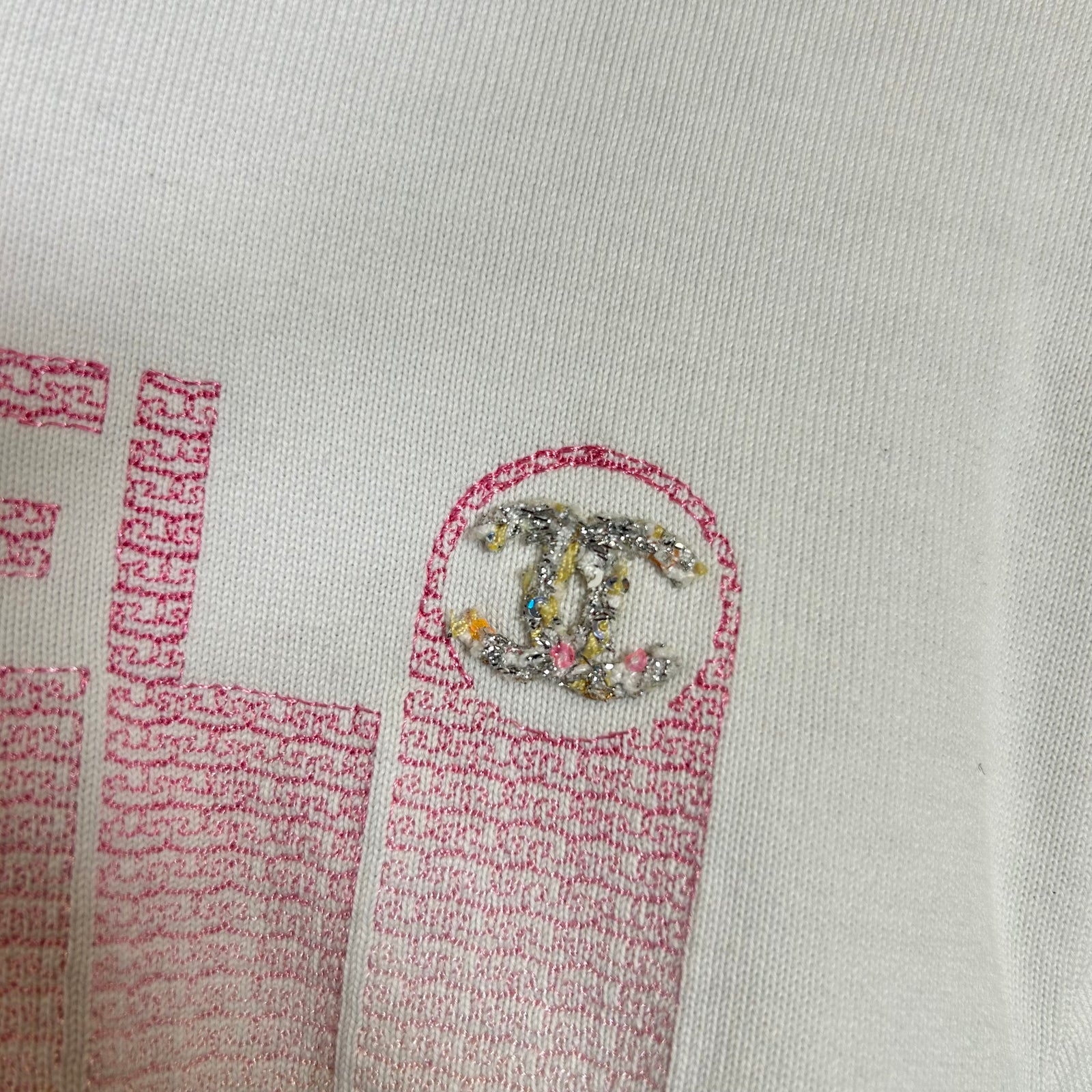 Chanel 2024 Paris-Los Angeles Tweed Crewneck Sweatshirt