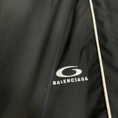 Balenciaga Black Sport Icon Recycled Shell Track Pants Size L