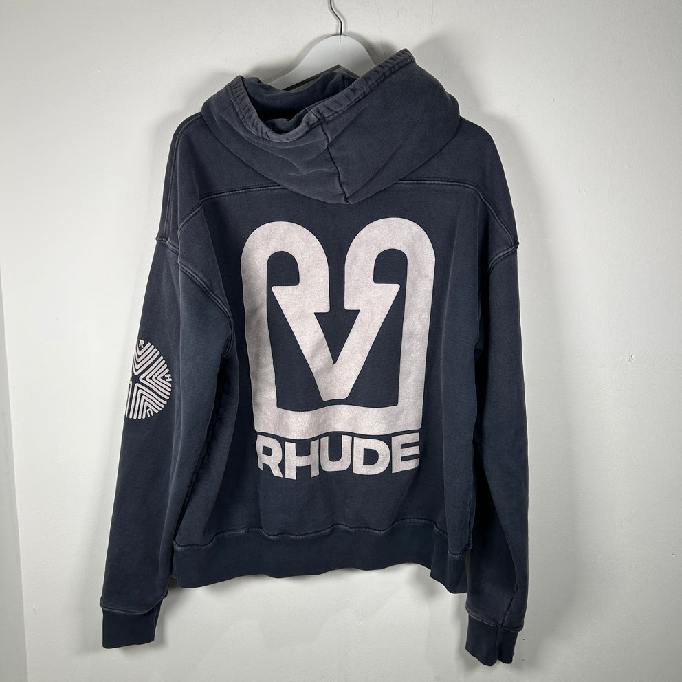 Rhude 'Banque' Graphic Hoodie Size M