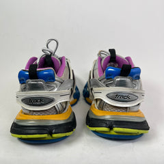 Balenciaga Metallic Silver Multicolor Track Sneaker