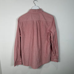 Aime Leon Dore Red Flower Stitch Button-Up Shirt Size M