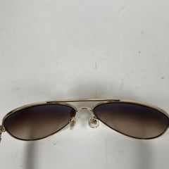 Chanel Lambskin Quilted CC Aviator Sunglasses