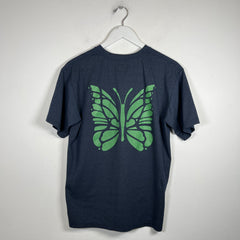 Needles x Hidden NY Navy Butterfly Tee Size S