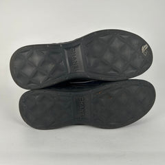 Chanel High Navy Trainers Size 46