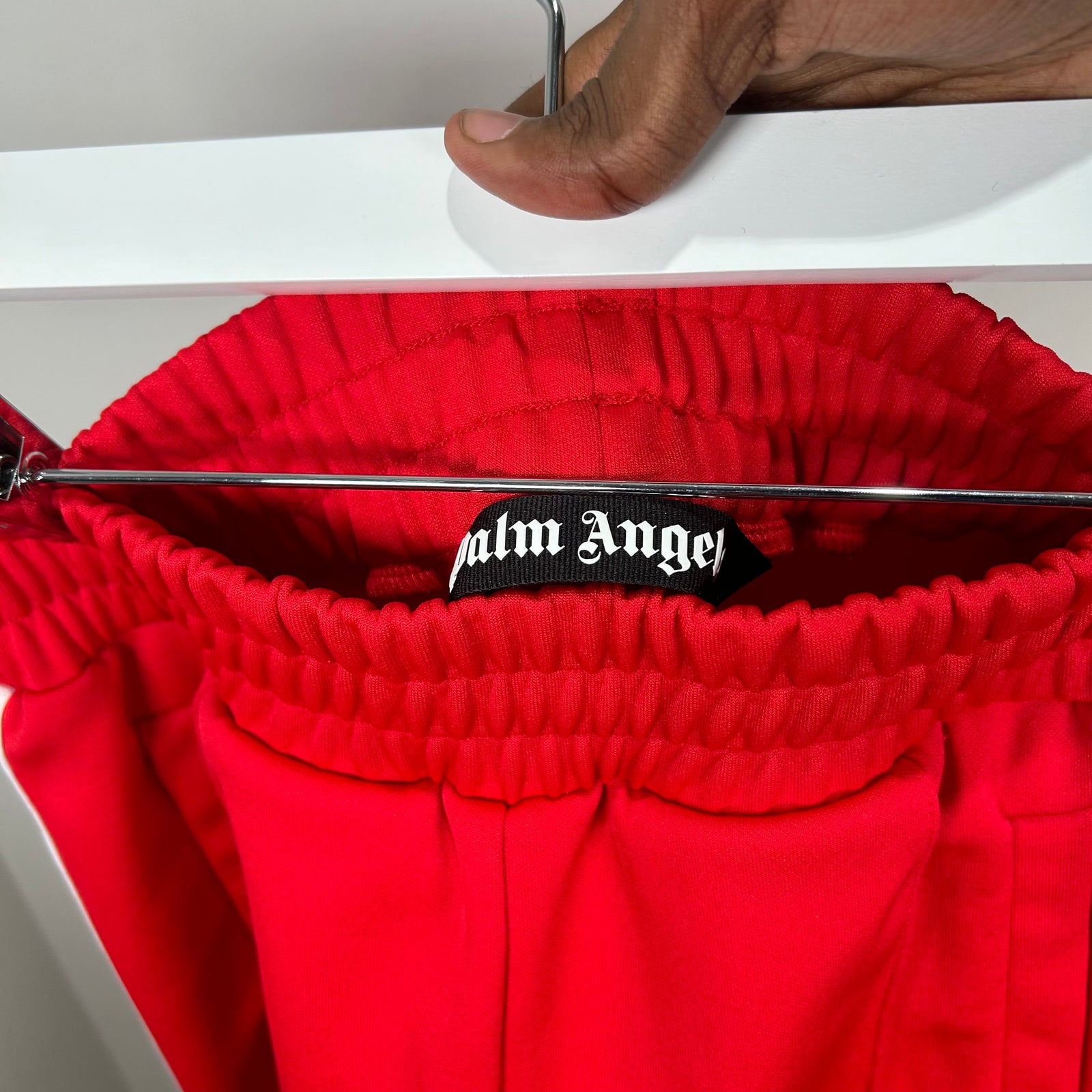 Palm Angels Red Track Shorts Size M