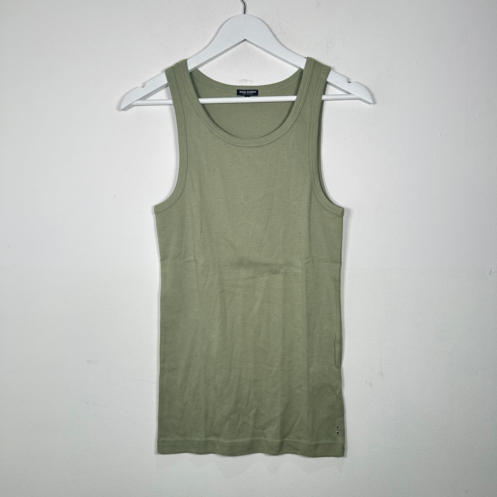 Ron Dorff Pale Green Tank Top Size S