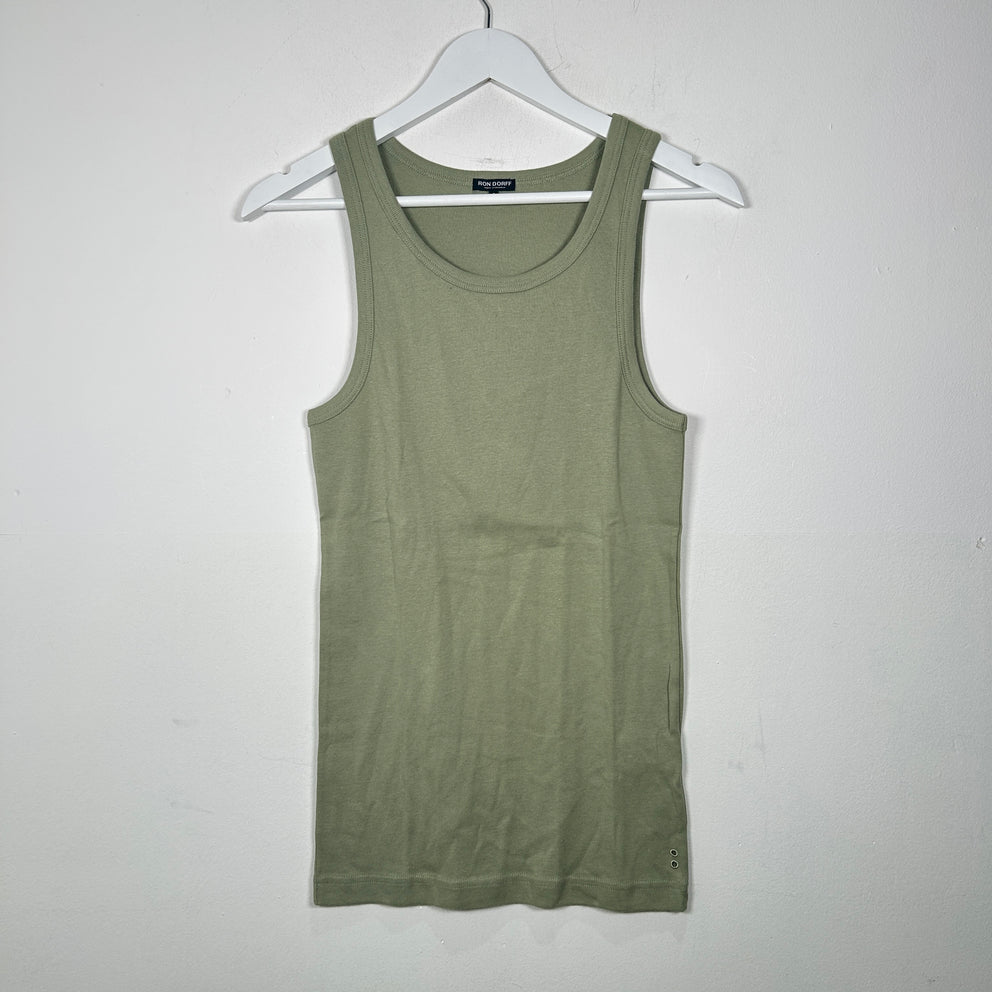 Ron Dorff Pale Green Tank Top Size S