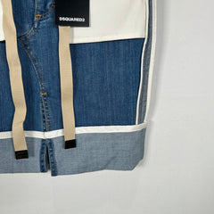 Dsquared Inside Out Denim Skirt Size 38/XS