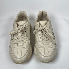 Gucci Cream Classic Logo Rhyton Sneaker Size 38