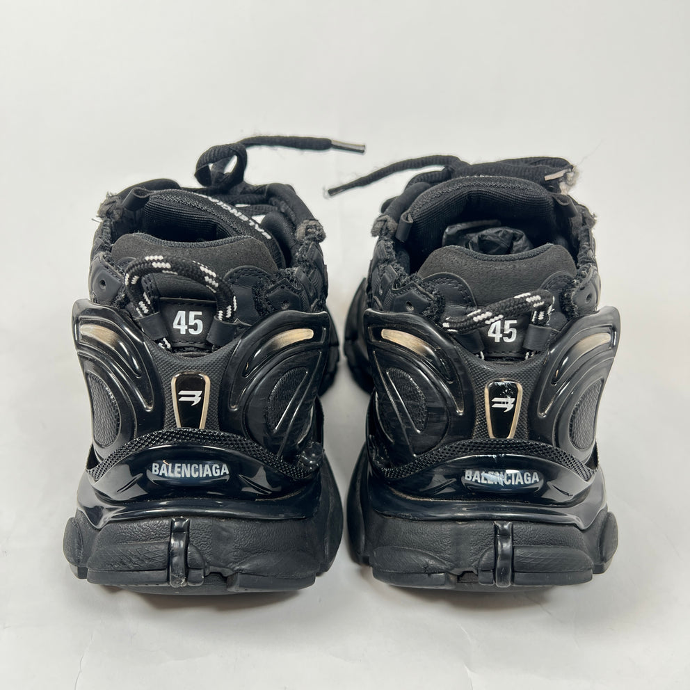 Balenciaga Triple Black Matte Runners Size 45