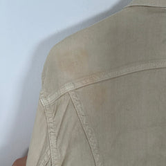 Ralph Lauren Purple Label Cream Denim Jacket Size S