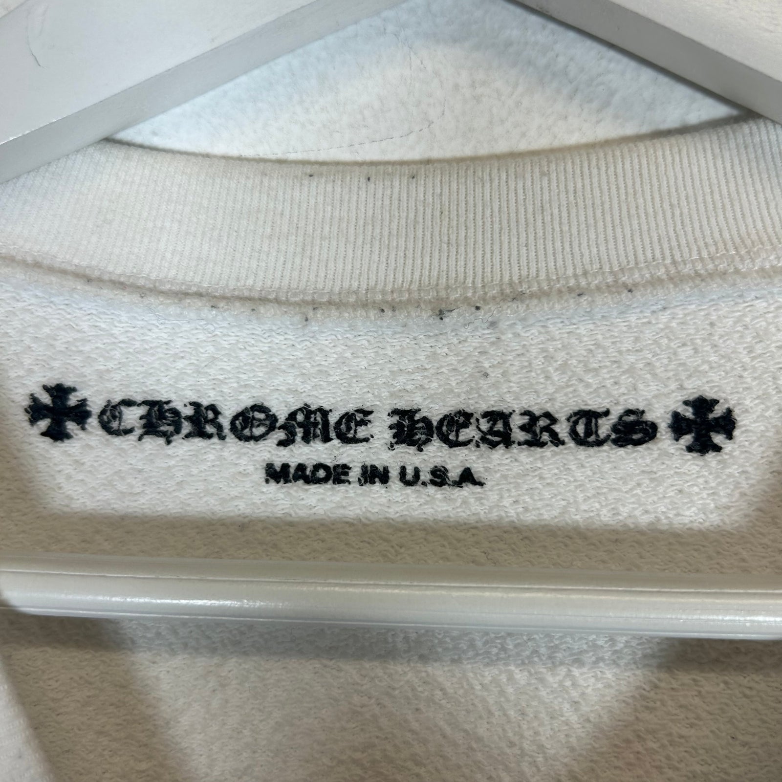 Chrome Hearts White USA Crewneck Size L