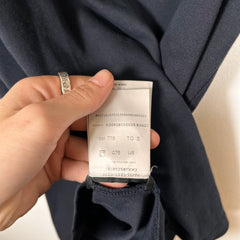 Moncler Navy Flocked Logo Tee Size S