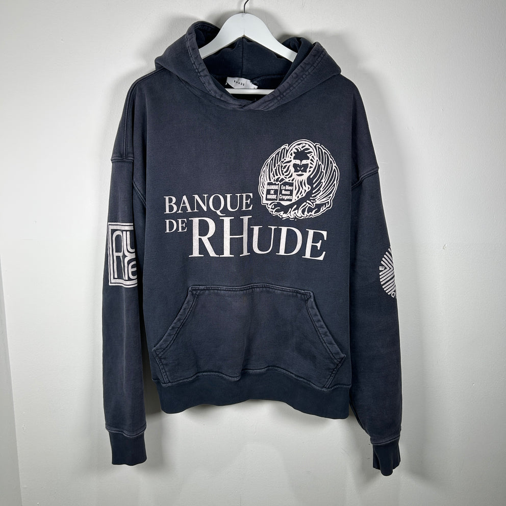 Rhude 'Banque' Graphic Hoodie Size M
