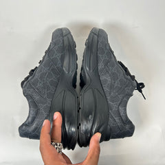 Gucci Triple Black GG Rhyton Sneaker Size GG 7.5