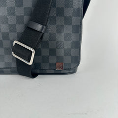 Louis Vuitton Graphite Damier District PM Cross Body