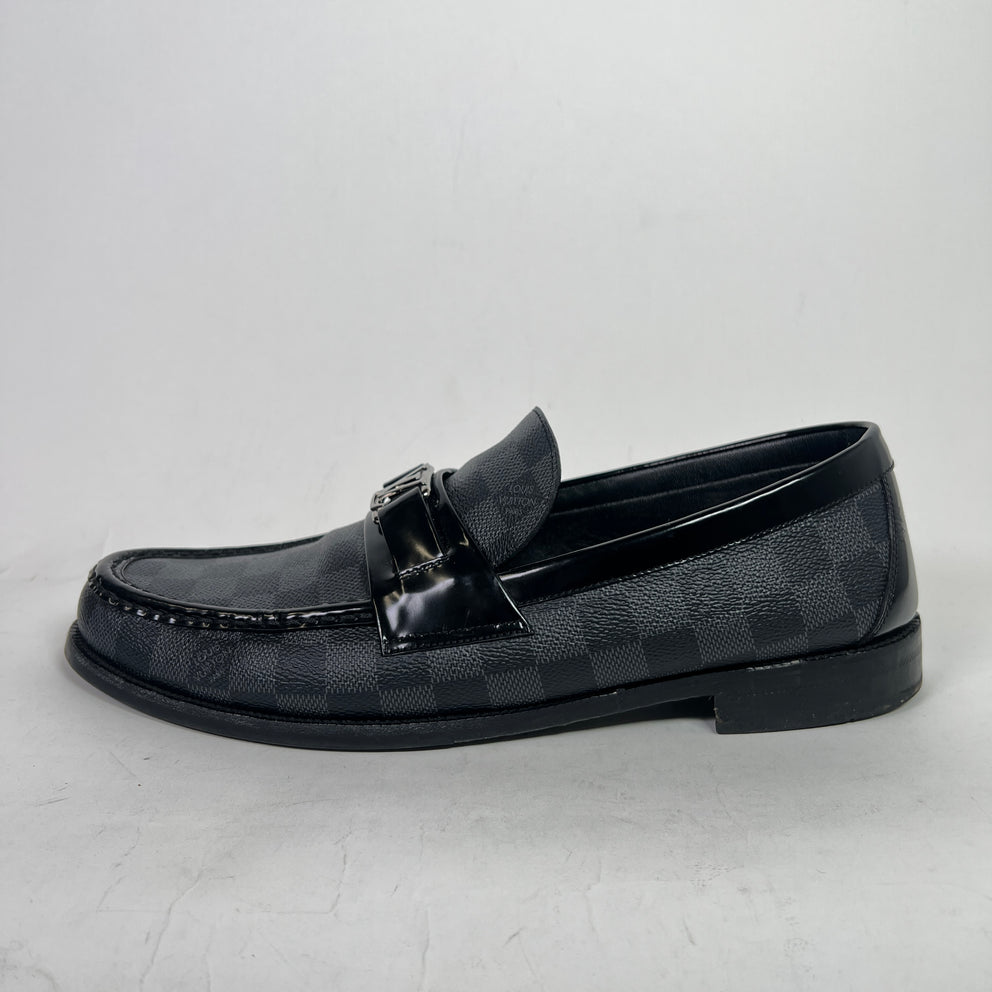 Louis Vuitton Damier Graphite Major Loafers